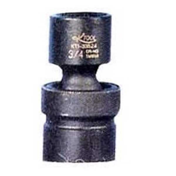 K-Tool International Socket Impact Flex 0.75 Inch 0.33 Inch Drive Shallow KTI32524 - main